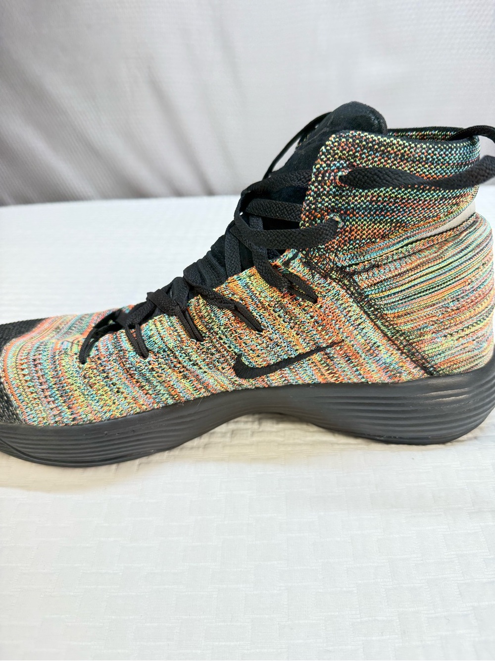Nike React Hyperdunk Multicolor Flyknit 2017 Basketball Shoes Size 13